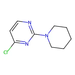 4-Chloro-2-(piperidin-1-yl)pyrimidine structure
