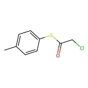 S-Chloroacetyl-p-mercaptotoluene structure