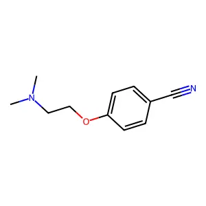 4-[2-(Dimethylamino)ethoxy]benzonitrile structure