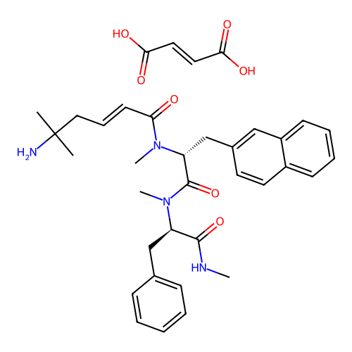 Tabimorelin (hemifumarate) structure
