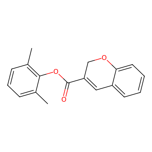 2,6-Dimethylphenyl 2H-chromene-3-carboxylate structure