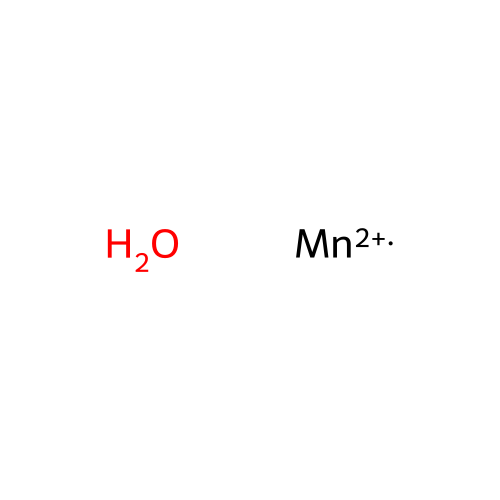 Manganese ion, 1 water coordinated structure