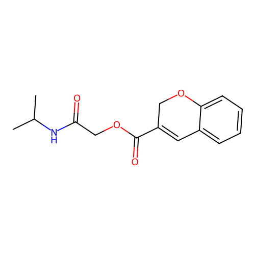 2-(Isopropylamino)-2-oxoethyl 2H-chromene-3-carboxylate structure