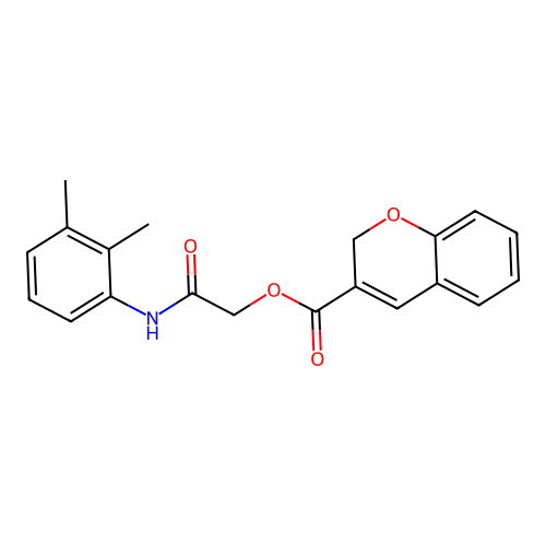 2-((2,3-Dimethylphenyl)amino)-2-oxoethyl 2H-chromene-3-carboxylate structure