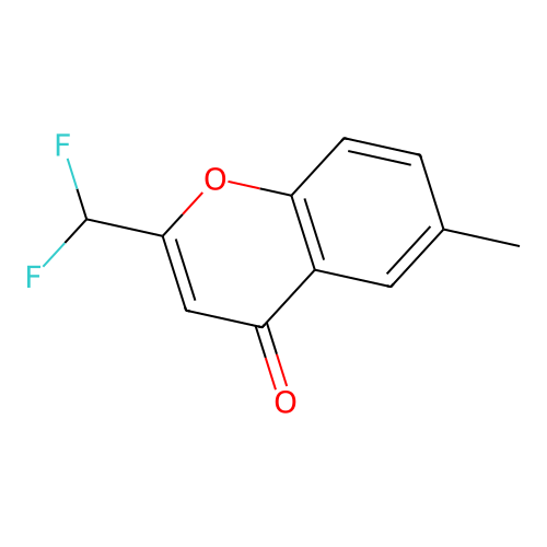 2-(difluoromethyl)-6-methyl-4H-chromen-4-one structure
