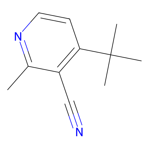 4-Tert-butyl-2-methylnicotinonitrile structure