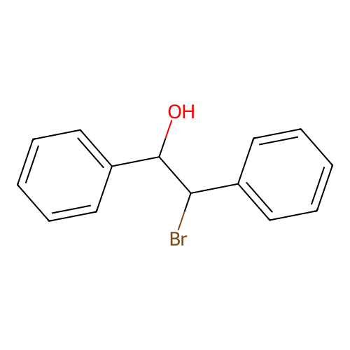 beta-Bromo-alpha-phenylbenzeneethanol structure