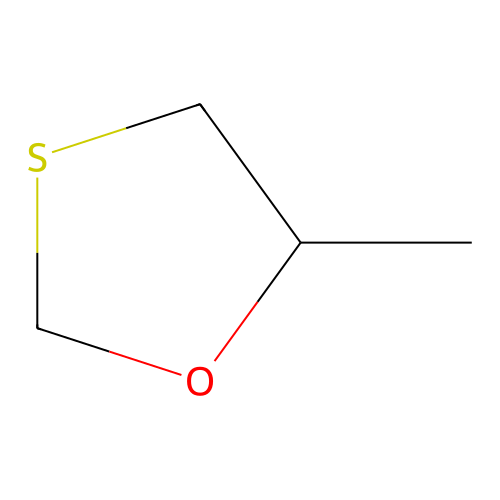 5-Methyl-1,3-oxathiolane structure