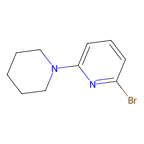 2-Bromo-6-(piperidin-1-yl)pyridine structure