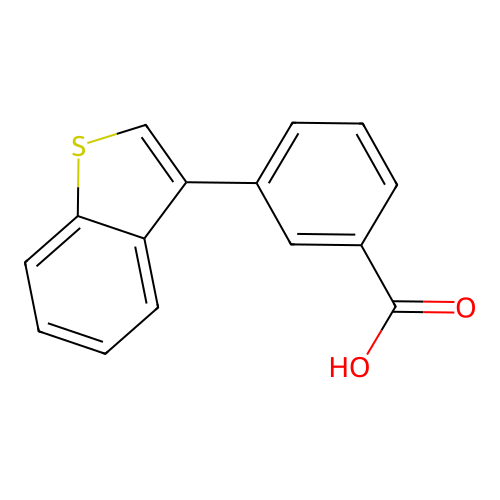 3-(1-Benzothien-3-yl)benzoic acid structure
