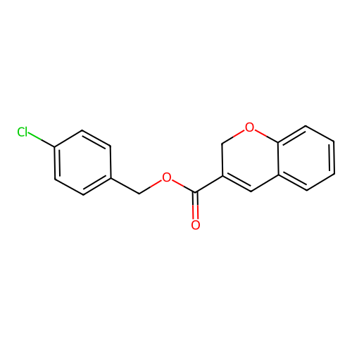 4-Chlorobenzyl 2H-chromene-3-carboxylate structure