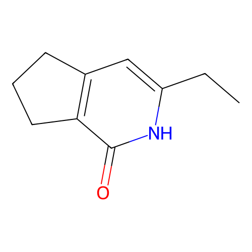 3-Ethyl-2,5,6,7-tetrahydrocyclopenta[c]pyridin-1-one structure
