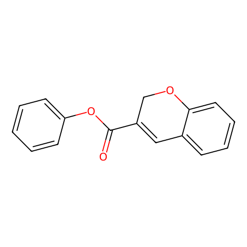 phenyl 2H-chromene-3-carboxylate structure