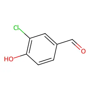 3-氯-4-羟基苯甲醛 structure