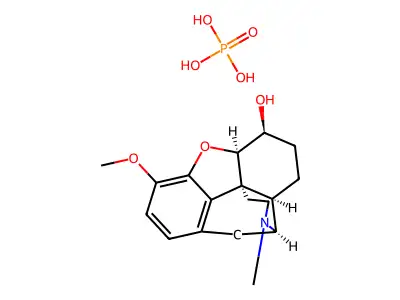 Dihydrocodeine Phosphate structure