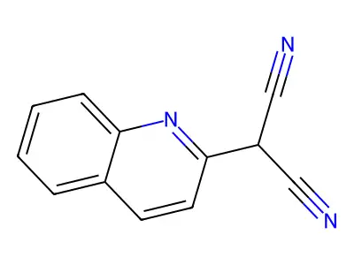 2-(Quinolin-2-yl)propanedinitrile structure