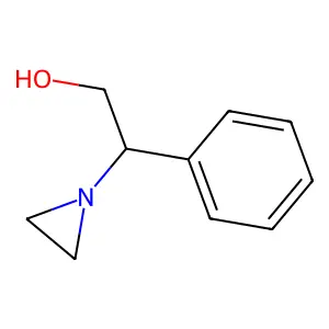 1-Aziridineethanol, beta-phenyl- structure