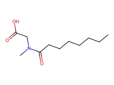 Capryloyl sarcosine structure
