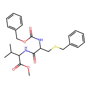 Z-S-Bzl-Cys-Val-OMe structure