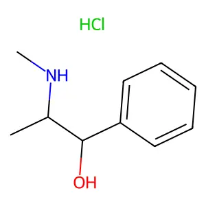Benzenemethanol, alpha-((1R)-1-(methylamino)ethyl)-, hydrochloride, (alphaS)- structure
