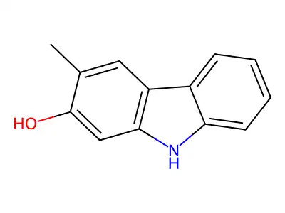3-methyl-9H-carbazol-2-ol structure