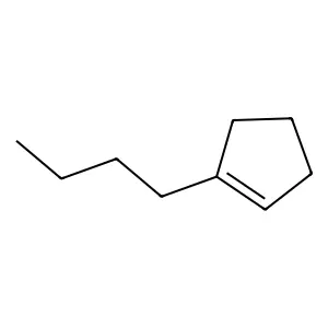 Cyclopentene, 1-butyl- structure