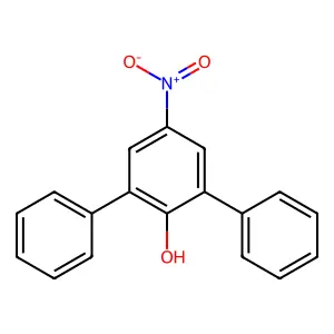4-Nitro-2,6-diphenylphenol structure