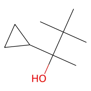 2-Cyclopropyl-3,3-dimethylbutan-2-ol structure