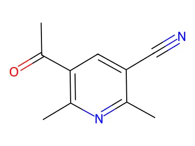 5-Acetyl-2,6-dimethylnicotinonitrile structure