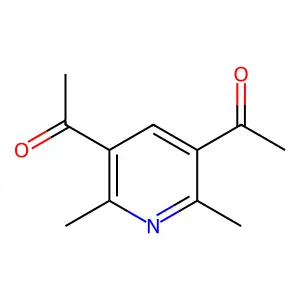 3,5-Diacetyl-2,6-dimethylpyridine structure