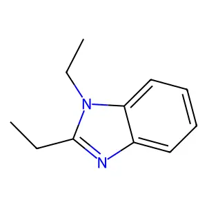 1,2-Diethylbenzimidazole structure