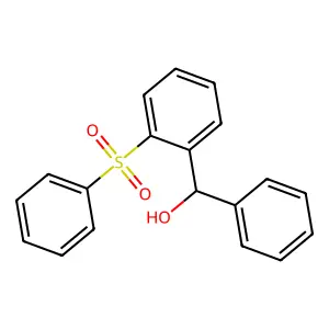 Phenyl[2-(phenylsulfonyl)phenyl]methanol structure