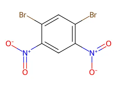1,5-Dibromo-2,4-dinitrobenzene structure