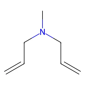 二烯丙基甲胺 structure