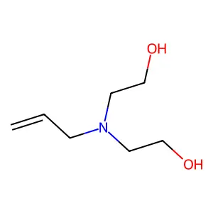 N-Allyl-2,2'-iminodiethanol structure