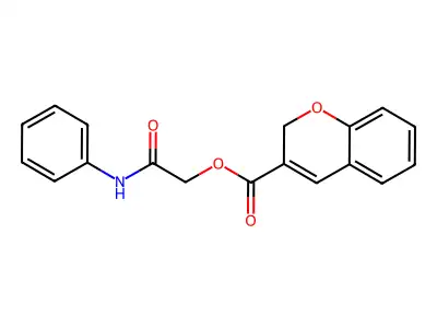 2-Oxo-2-(phenylamino)ethyl 2H-chromene-3-carboxylate structure