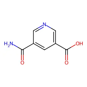 5-Carbamoylpyridine-3-carboxylic acid structure