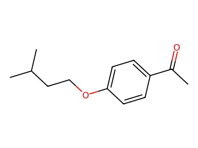 1-[4-(3-Methyl-butoxy)-phenyl]-ethanone structure