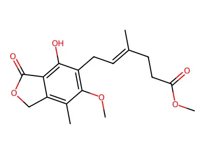 Methyl mycophenolate structure