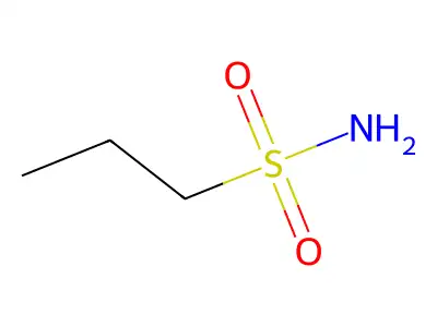 Propane-1-sulphonamide structure