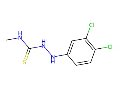 1-(3,4-Dichlorophenyl)-4-methylthiosemicarbazide structure