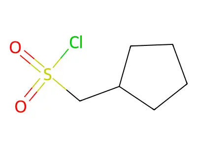 Cyclopentylmethanesulfonyl Chloride structure