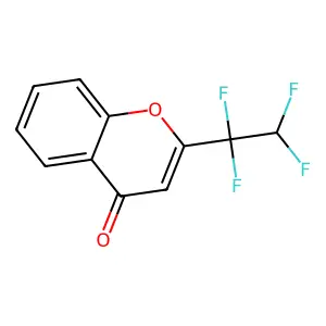 2-(1,1,2,2-Tetrafluoroethyl)-4H-1-benzopyran-4-one structure