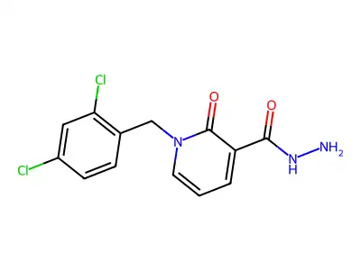 1-(2,4-Dichlorobenzyl)-2-oxo-1,2-dihydro-3-pyridinecarbohydrazide structure