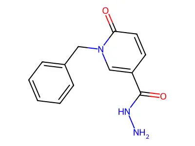 1-Benzyl-6-oxo-1,6-dihydro-3-pyridinecarbohydrazide structure