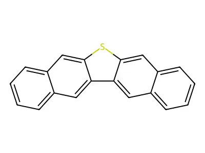 Dinaphtho(2,3-b;2',3-d)thiophene structure