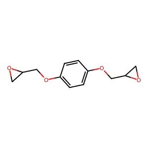 1,4-Bis(2,3-epoxypropoxy)benzene structure