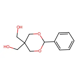 Mono-o-benzylidinepentaerythritol structure