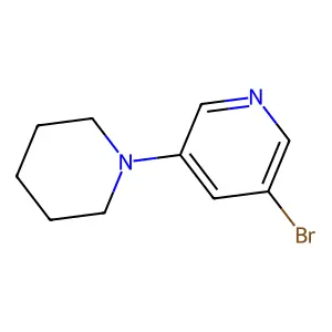 3-Bromo-5-(piperidin-1-YL)pyridine structure