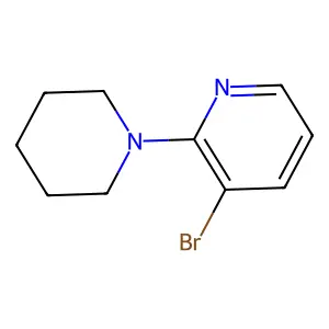 3-Bromo-2-(piperidin-1-yl)pyridine structure
